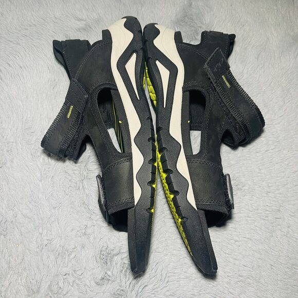 Mens Clarks Wave 2.0 Jump Strap Sport Sandals Black Nubuck US Size 11.5 - Picture 4 of 10